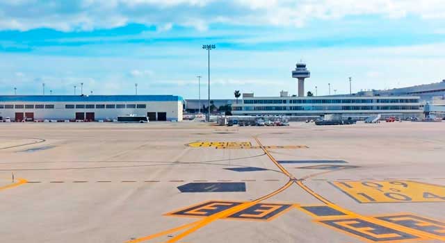 Mallorca Airport is the 3rd busiest airport in Spain.